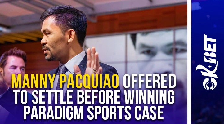 manny pacquiao case to settle before winning vs paradigm sports