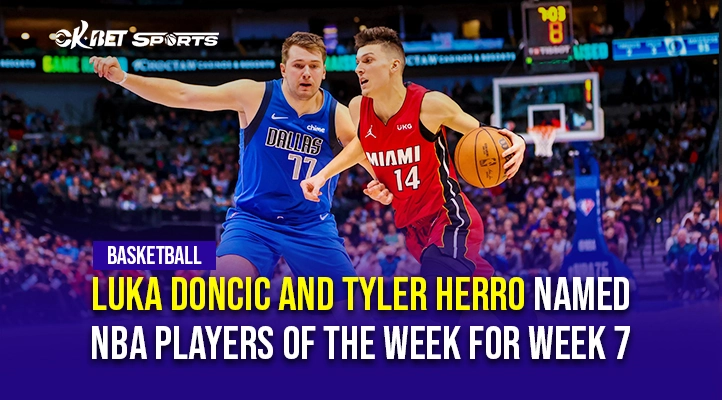 NBA A 2 man playing basketball with an overlay text